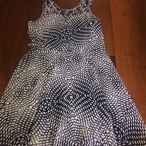 Girls dress with an intricate pattern.